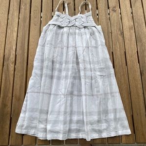 Dress Burberry 8T strapless crossed back